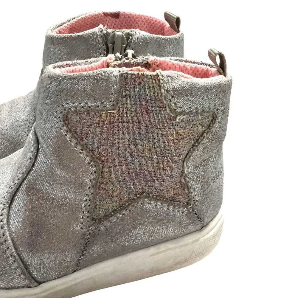 Stride Rite Sz 8M 360 Silver Nina Boots